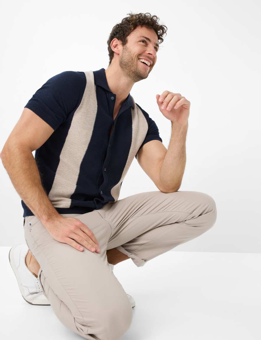 Eurex By Brax Men's Fashion Pants Style CADIZ Beige Straight Fit