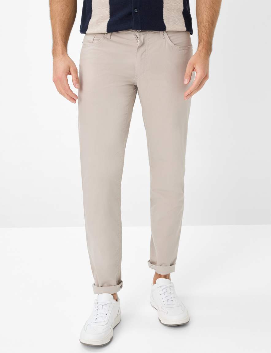 eurex by brax Men's fashion Pants Style CADIZ Beige Straight Fit
