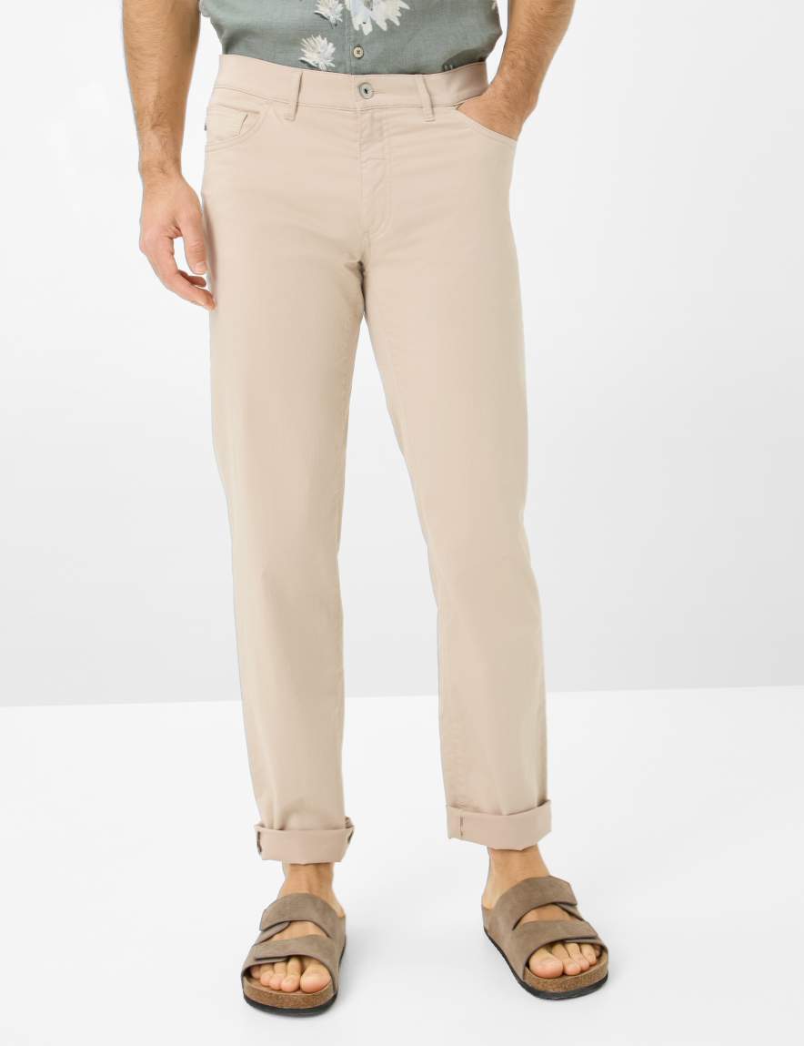 eurex by brax Men's fashion Pants Style CADIZ Beige Straight Fit