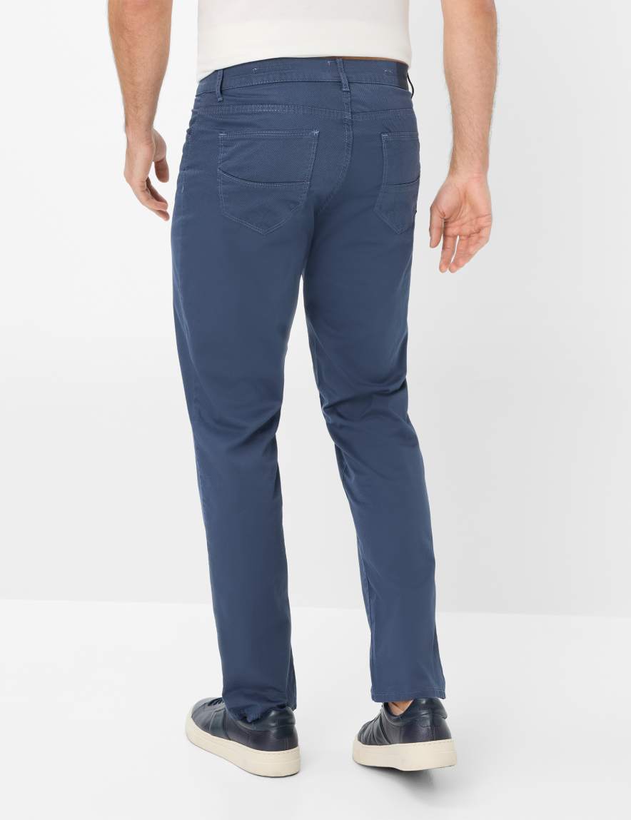 Eurex By Brax Men's Fashion Pants Style CADIZ Dark Blue Straight Fit