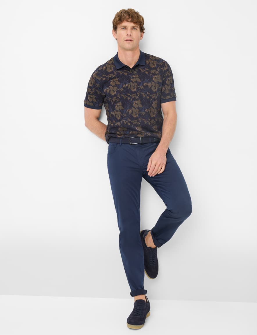 Eurex By Brax Men's Fashion Pants Style CADIZ Dark Blue Straight Fit