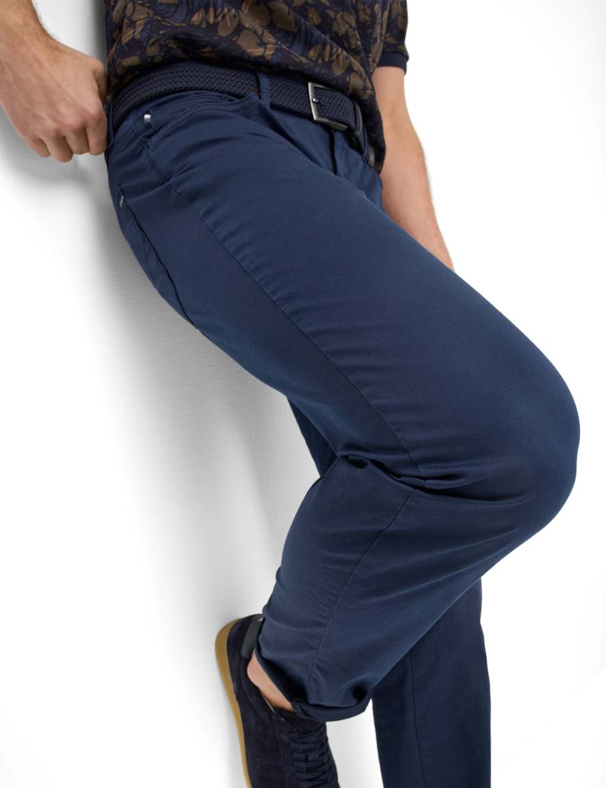 Eurex By Brax Men's Fashion Pants Style CADIZ Dark Blue Straight Fit