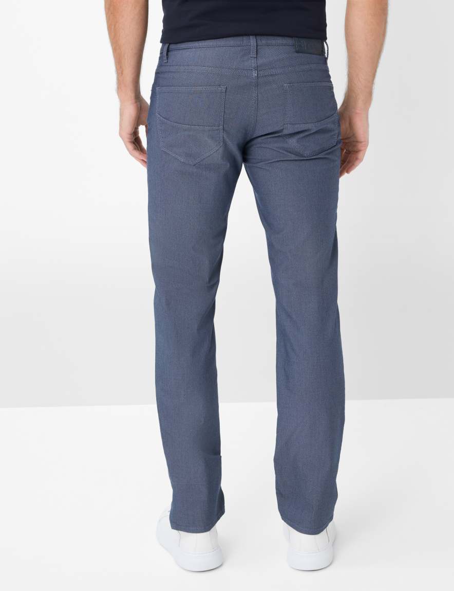 Eurex By Brax Men's Fashion Pants Style CADIZ Dark Blue Straight Fit