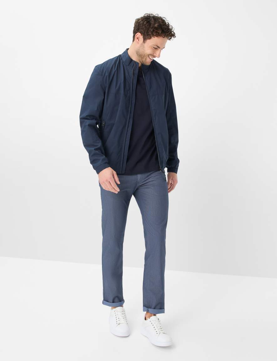 Eurex By Brax Men's Fashion Pants Style CADIZ Dark Blue Straight Fit