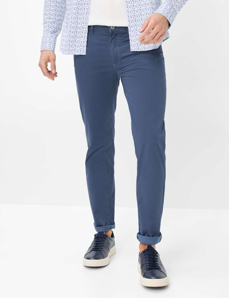 eurex by brax Men's fashion Pants Style CADIZ Dark Blue Straight Fit