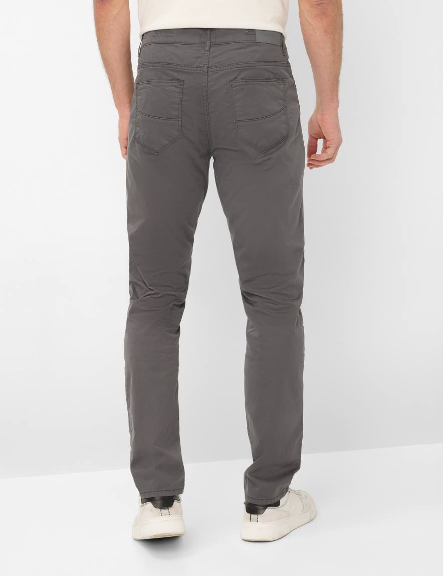 Eurex By Brax Men's Fashion Pants Style CADIZ Dark Gray Straight Fit