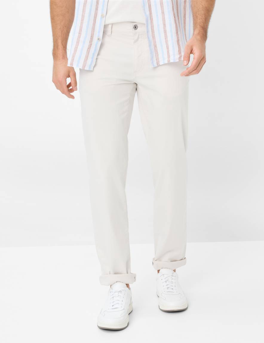 eurex by brax Men's fashion Pants Style CADIZ Light Beige Straight Fit