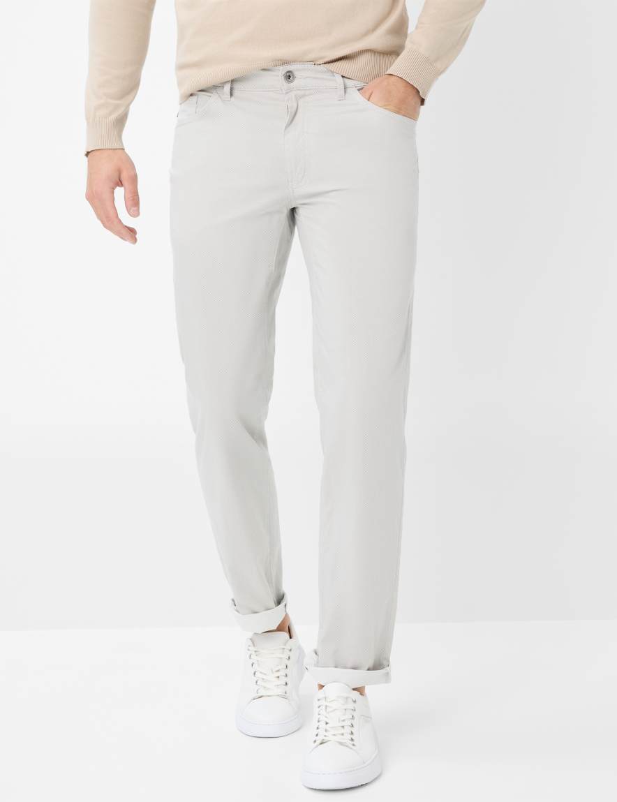 eurex by brax Men's fashion Pants Style CADIZ Light Beige Straight Fit