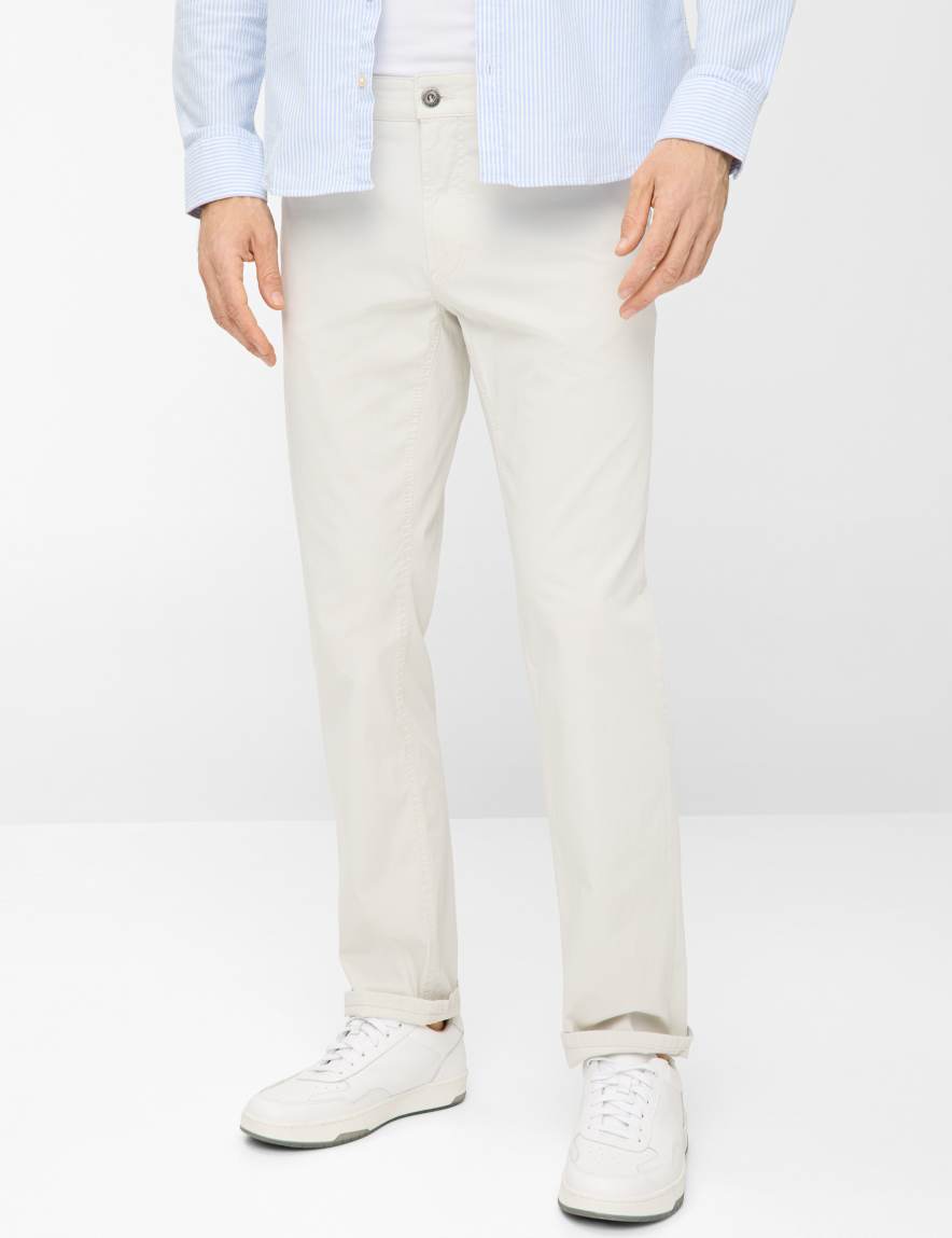 eurex by brax Men's fashion Pants Style CARLOS Light Beige Regular Fit