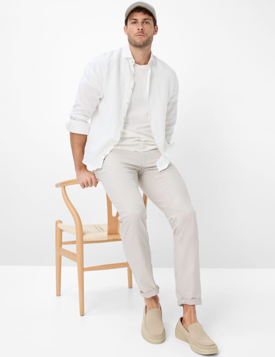 Eurex By Brax Men's Fashion Pants Style CHUCK Beige Modern Fit