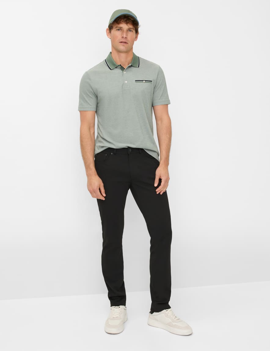 Eurex By Brax Men's Fashion Pants Style CHUCK Black Modern Fit