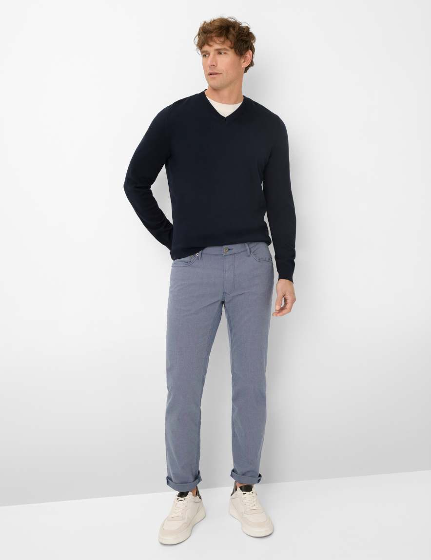 Eurex By Brax Men's Fashion Pants Style CHUCK Blue Modern Fit