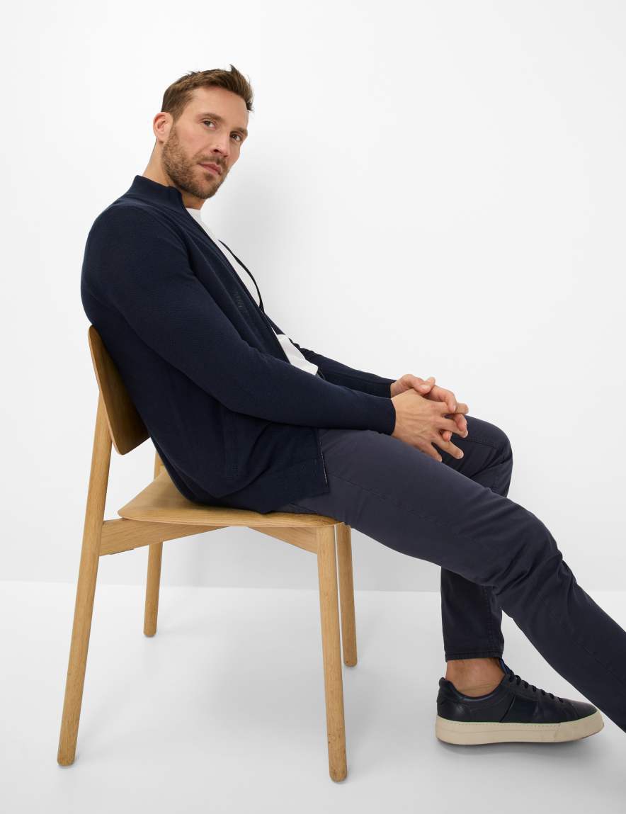 Eurex By Brax Men's Fashion Pants Style CHUCK Dark Blue Modern Fit