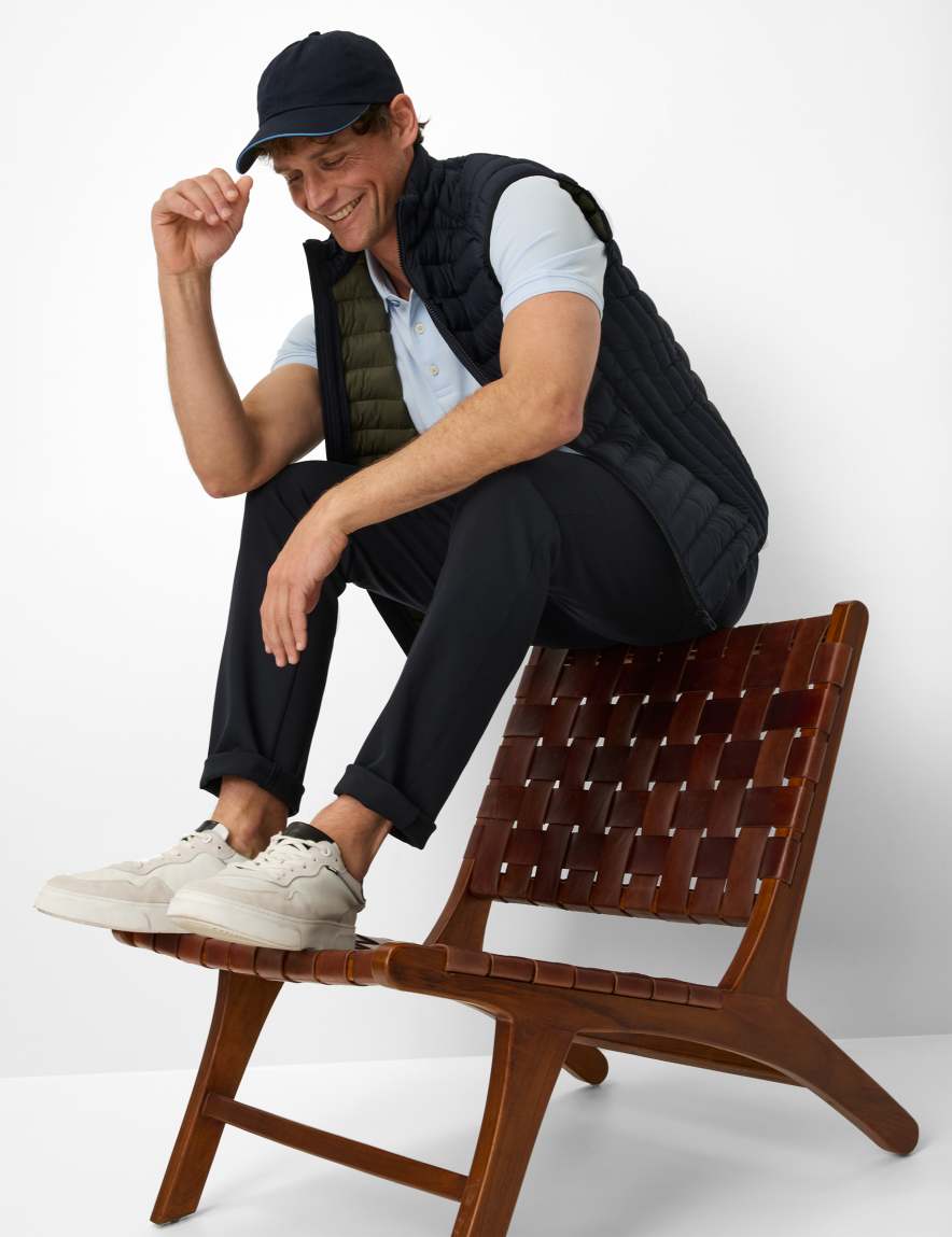 Eurex By Brax Men's Fashion Pants Style CHUCK Dark Blue Modern Fit