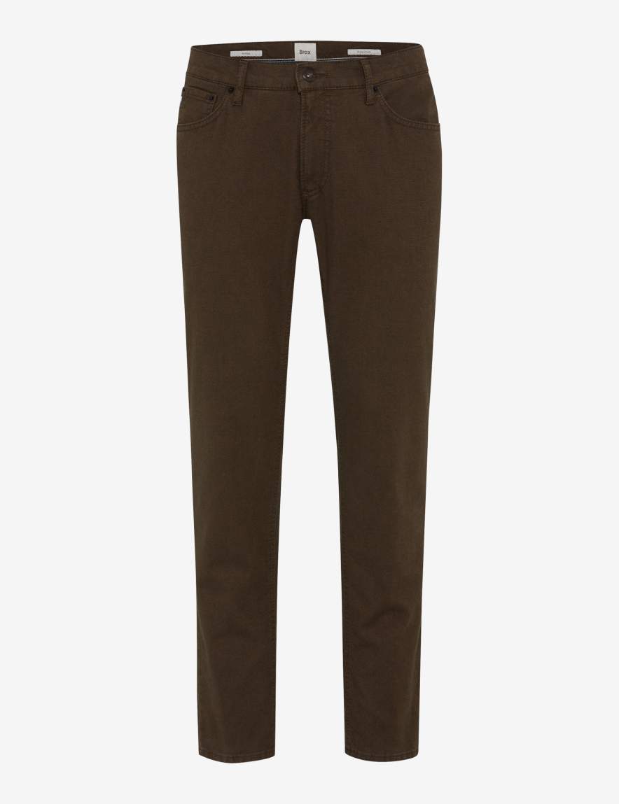 eurex by brax Men's fashion Pants Style CHUCK Dark Brown Modern Fit