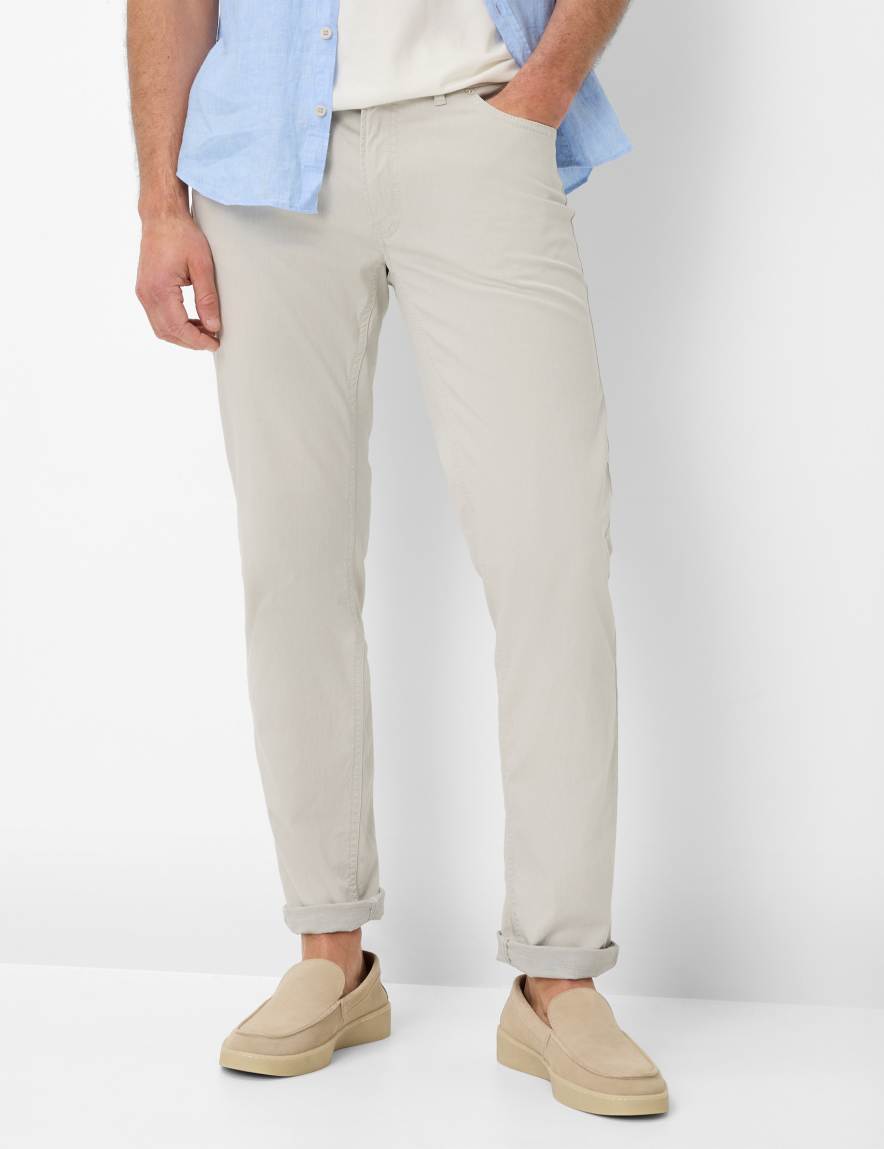 eurex by brax Men's fashion Pants Style CHUCK Light Beige Modern Fit