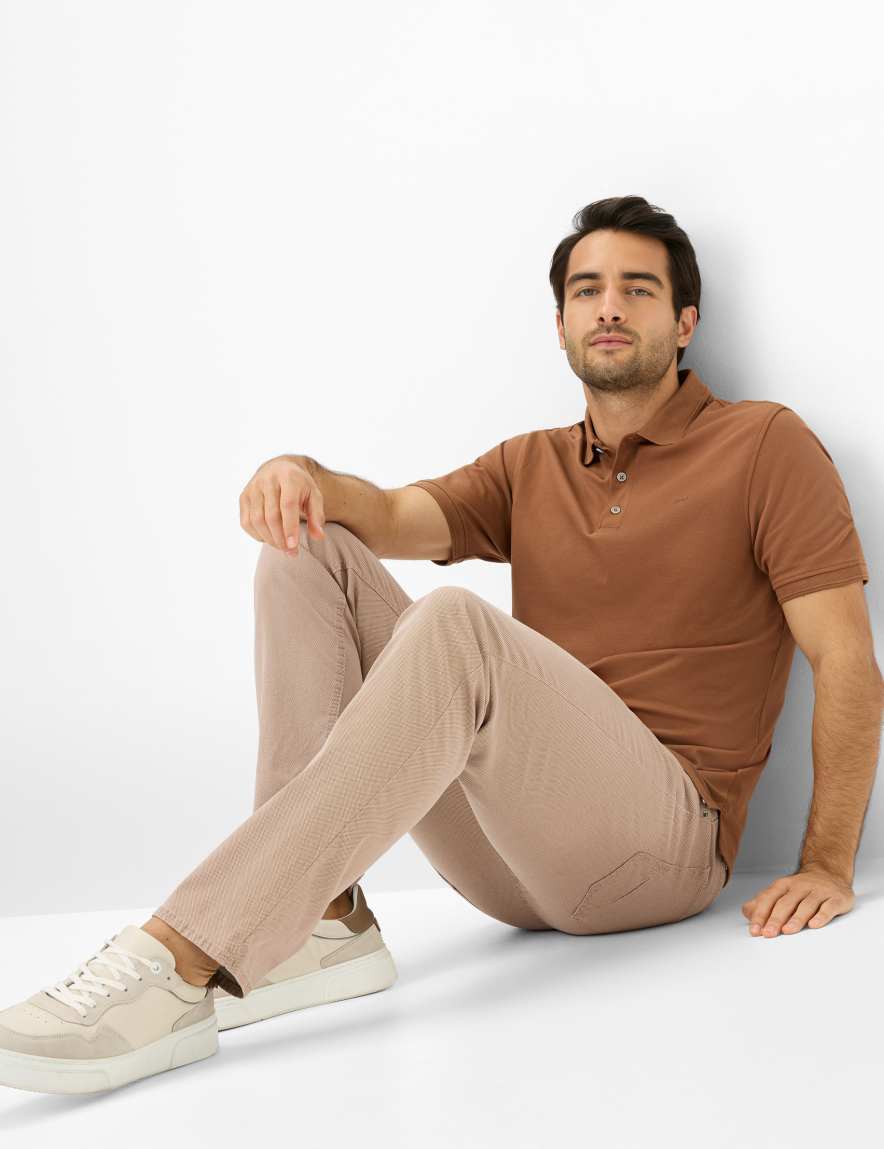 Eurex By Brax Men's Fashion Pants Style CHUCK Light Brown Modern Fit