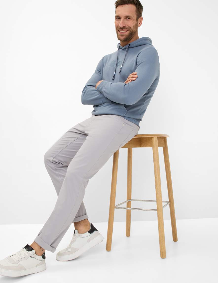 Eurex By Brax Men's Fashion Pants Style CHUCK Medium Gray Modern Fit