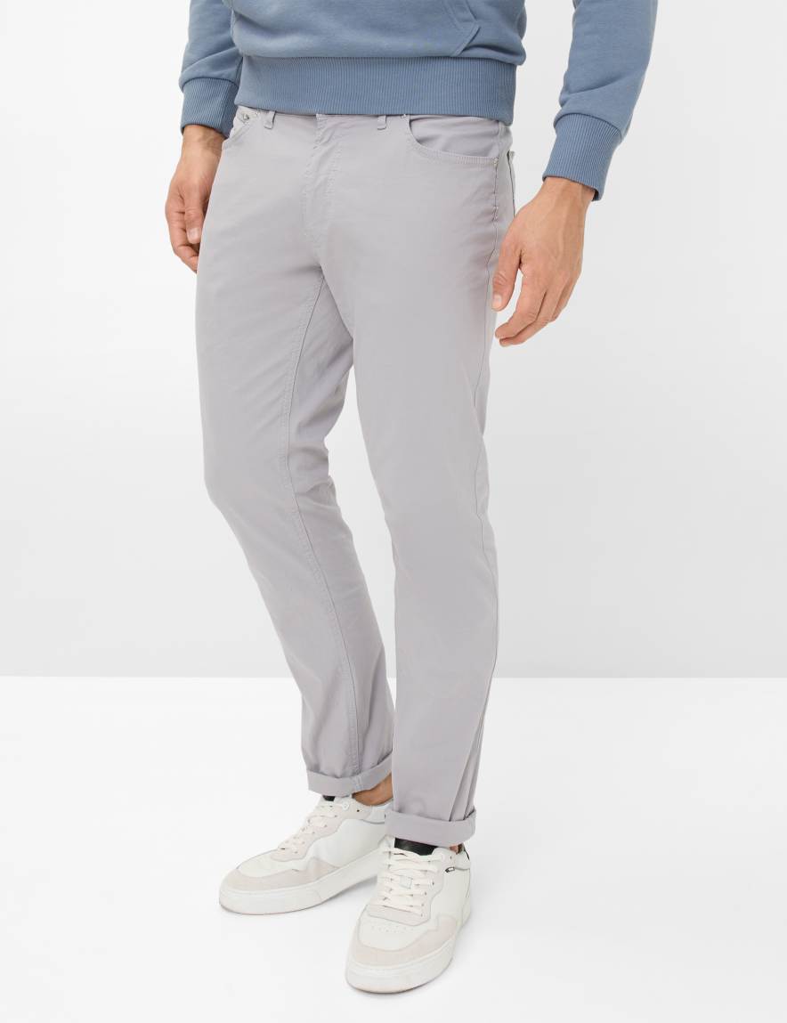 eurex by brax Men's fashion Pants Style CHUCK Medium Gray Modern Fit