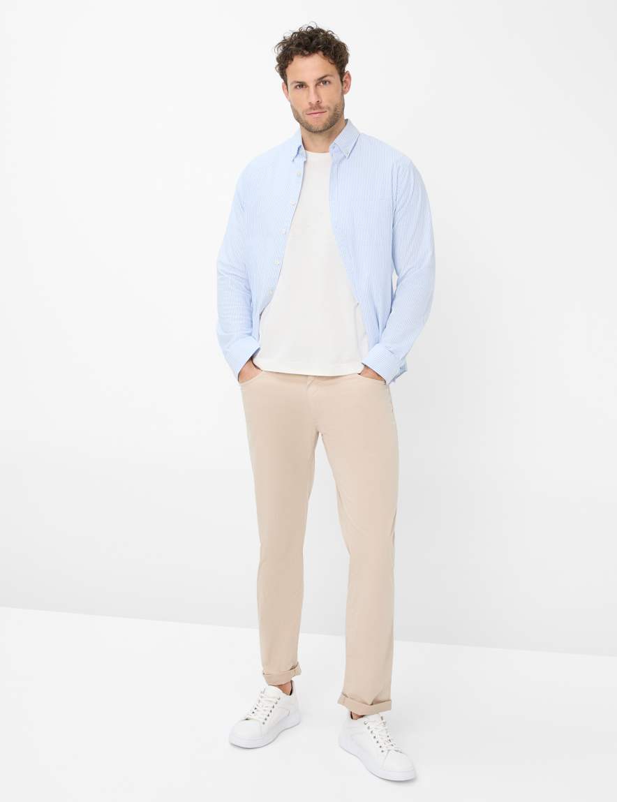 Eurex By Brax Men's Fashion Pants Style COOPER Beige Regular Fit