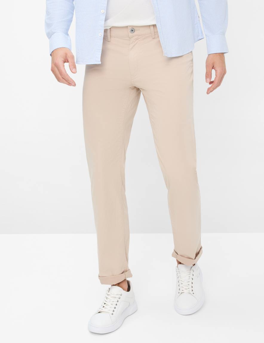 eurex by brax Men's fashion Pants Style COOPER Beige Regular Fit