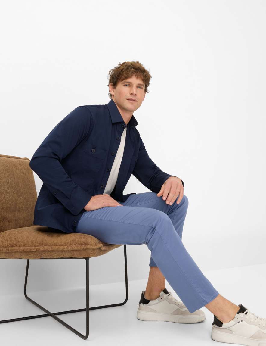 Eurex By Brax Men's Fashion Pants Style COOPER Blue Regular Fit