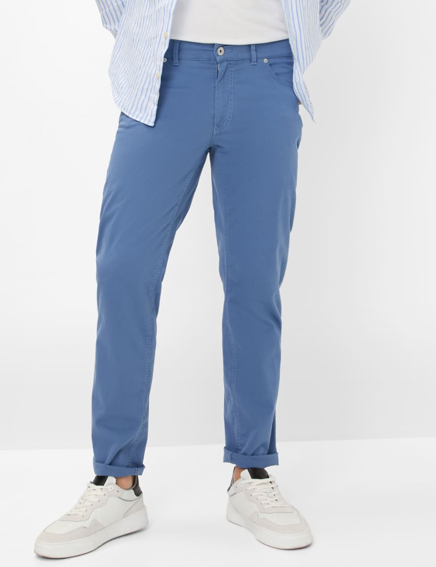 eurex by brax Men's fashion Pants Style COOPER Blue Regular Fit