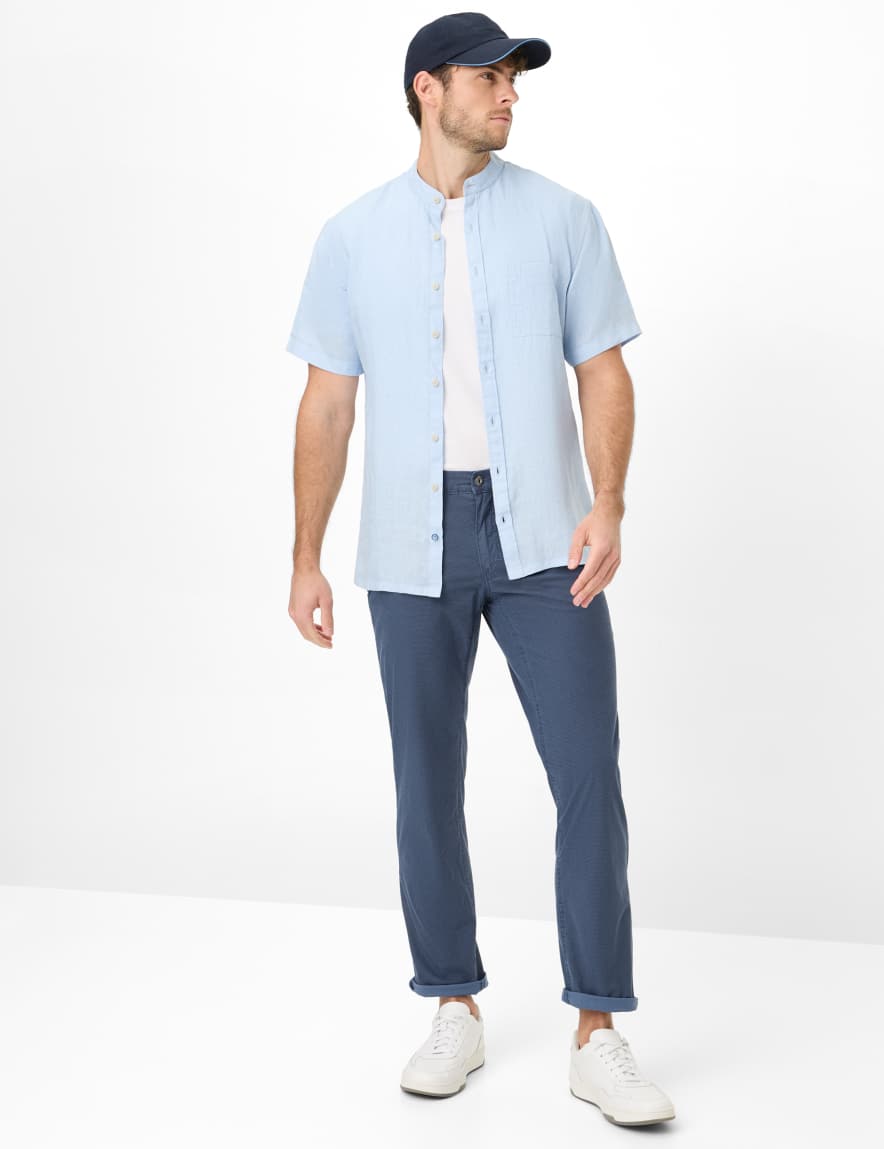 Eurex By Brax Men's Fashion Pants Style COOPER Dark Blue Regular Fit