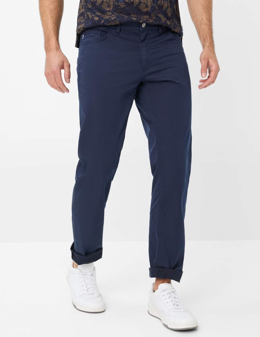 eurex by brax Men's fashion Pants Style COOPER Dark Blue Regular Fit