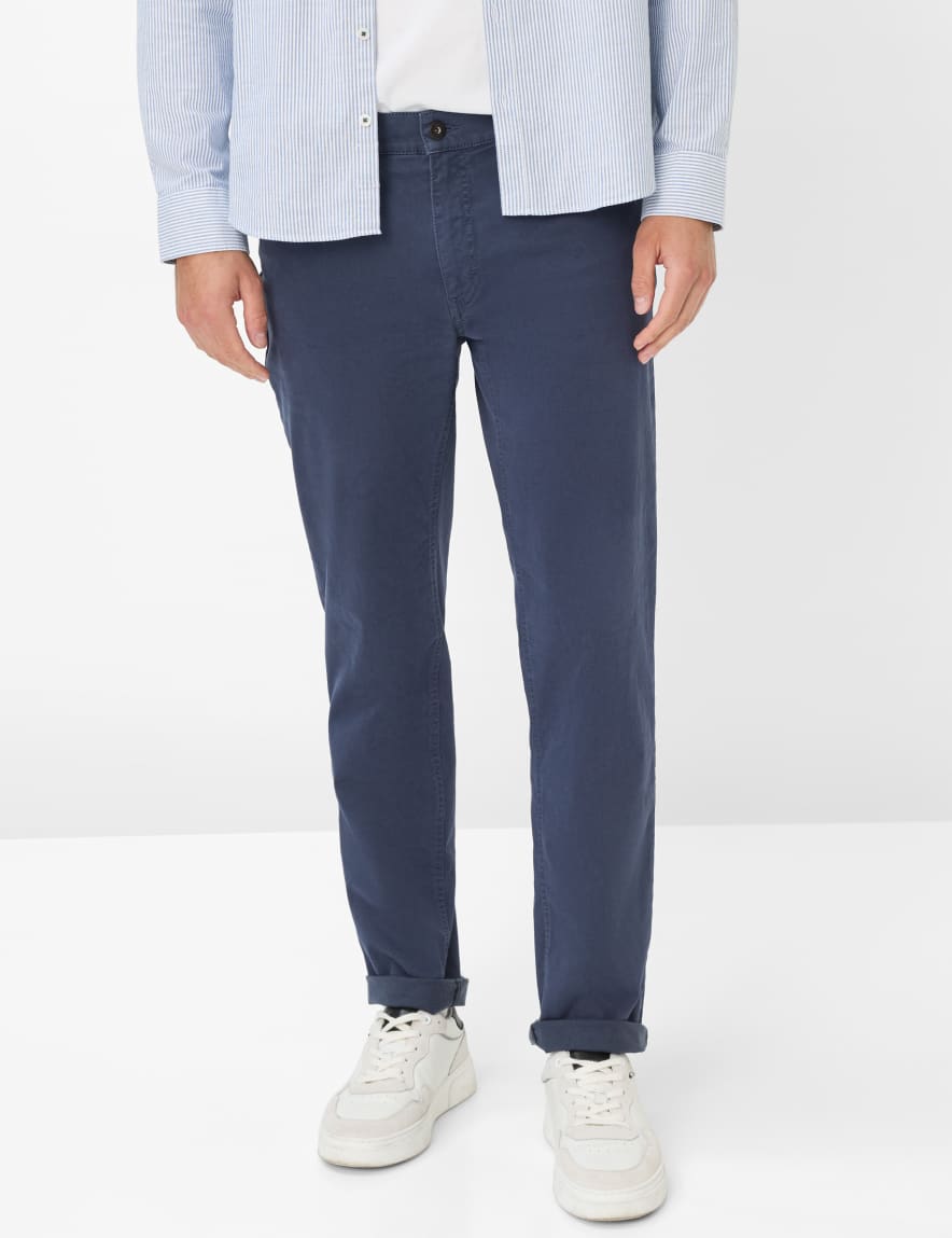 eurex by brax Men's fashion Pants Style COOPER Dark Blue Regular Fit