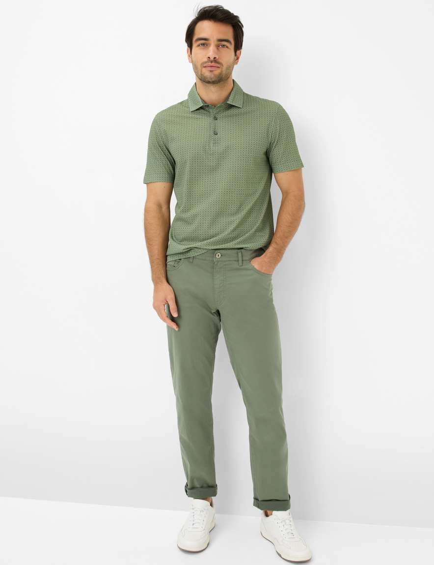 Eurex By Brax Men's Fashion Pants Style COOPER Green Regular Fit