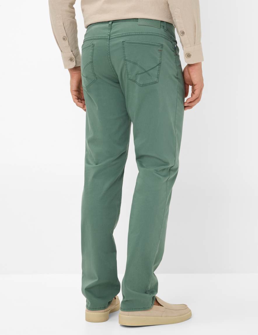 Eurex By Brax Men's Fashion Pants Style COOPER Green Regular Fit