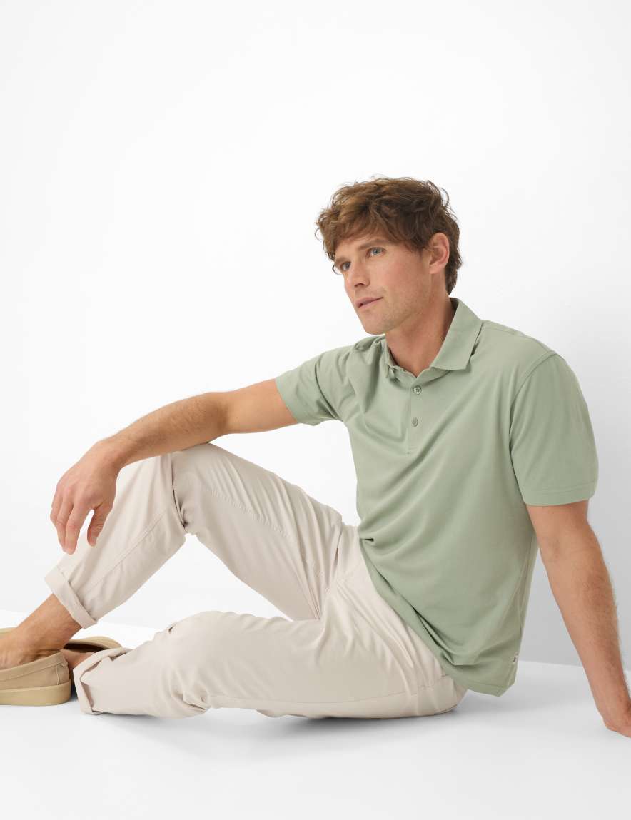 Eurex By Brax Men's Fashion Pants Style COOPER Light Beige Regular Fit