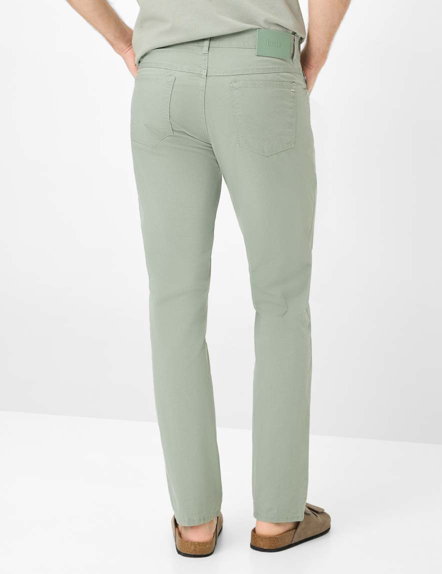Eurex By Brax Men's Fashion Pants Style COOPER Light Green Regular Fit