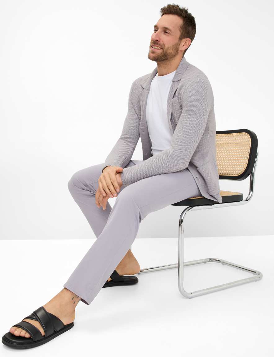 Eurex By Brax Men's Fashion Pants Style COOPER Medium Gray Regular Fit