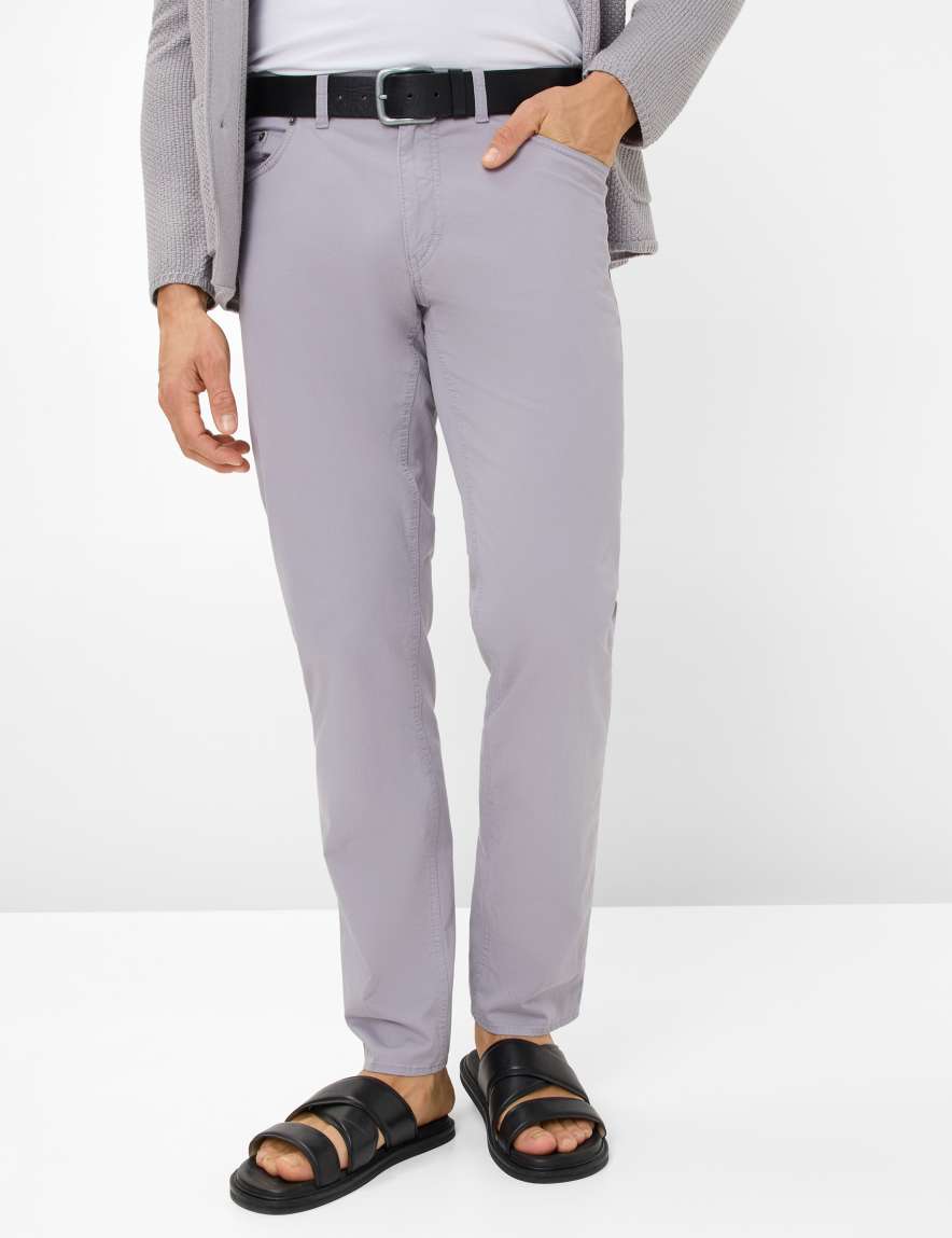 eurex by brax Men's fashion Pants Style COOPER Medium Gray Regular Fit