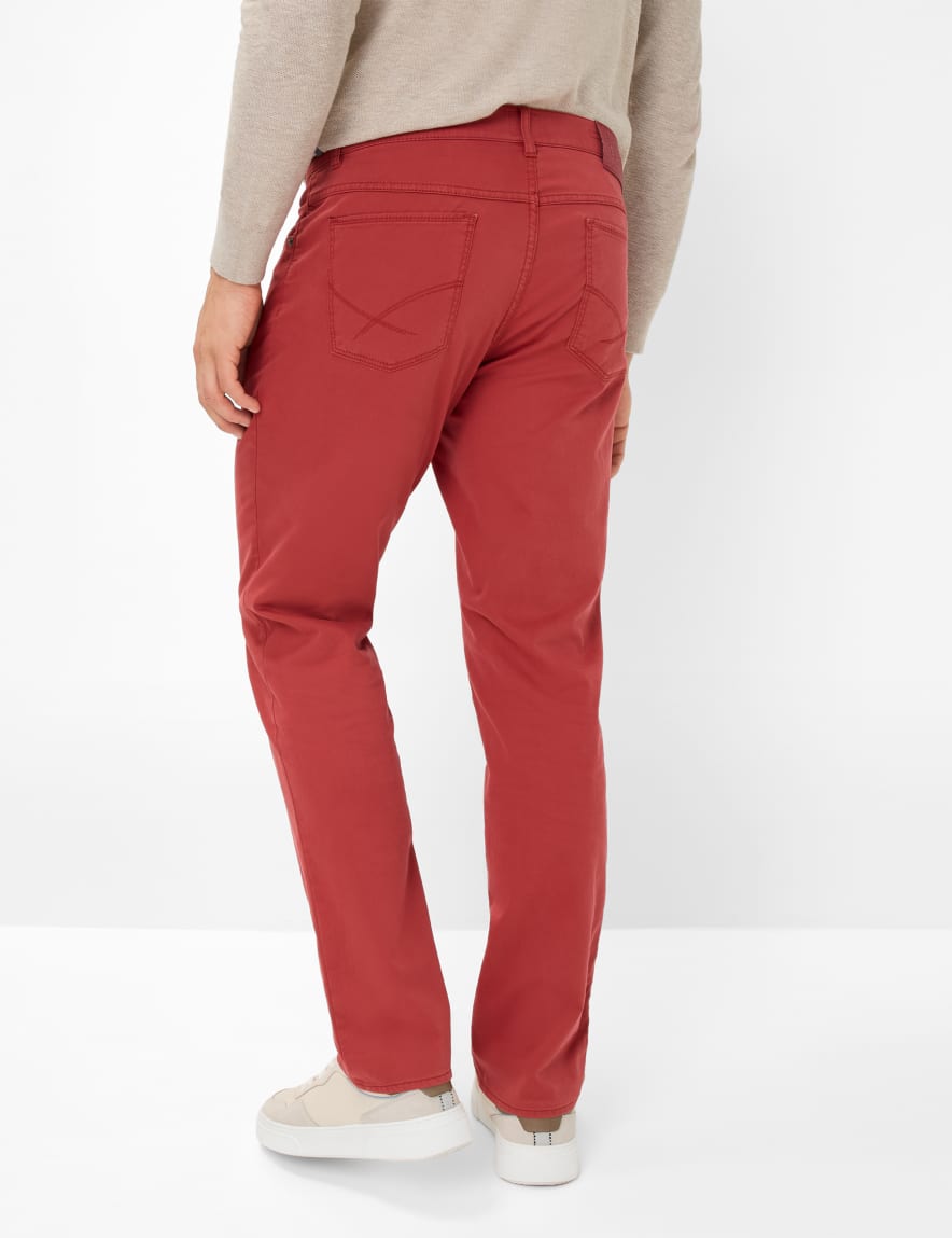 Eurex By Brax Men's Fashion Pants Style COOPER Red Regular Fit