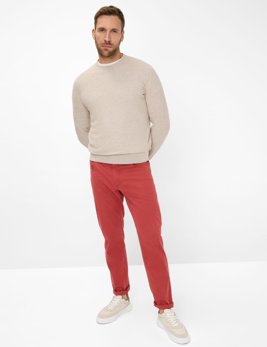 Eurex By Brax Men's Fashion Pants Style COOPER Red Regular Fit