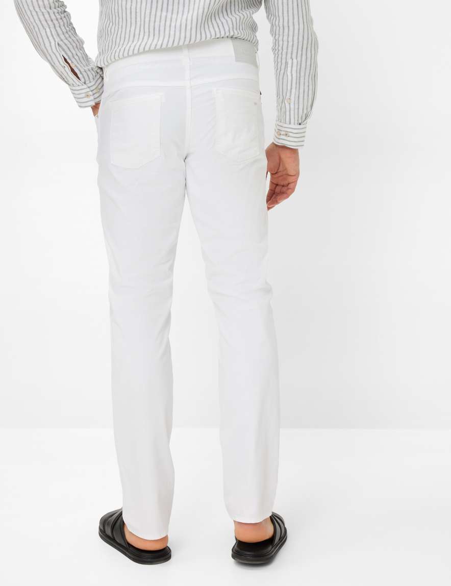 Eurex By Brax Men's Fashion Pants Style COOPER White Regular Fit
