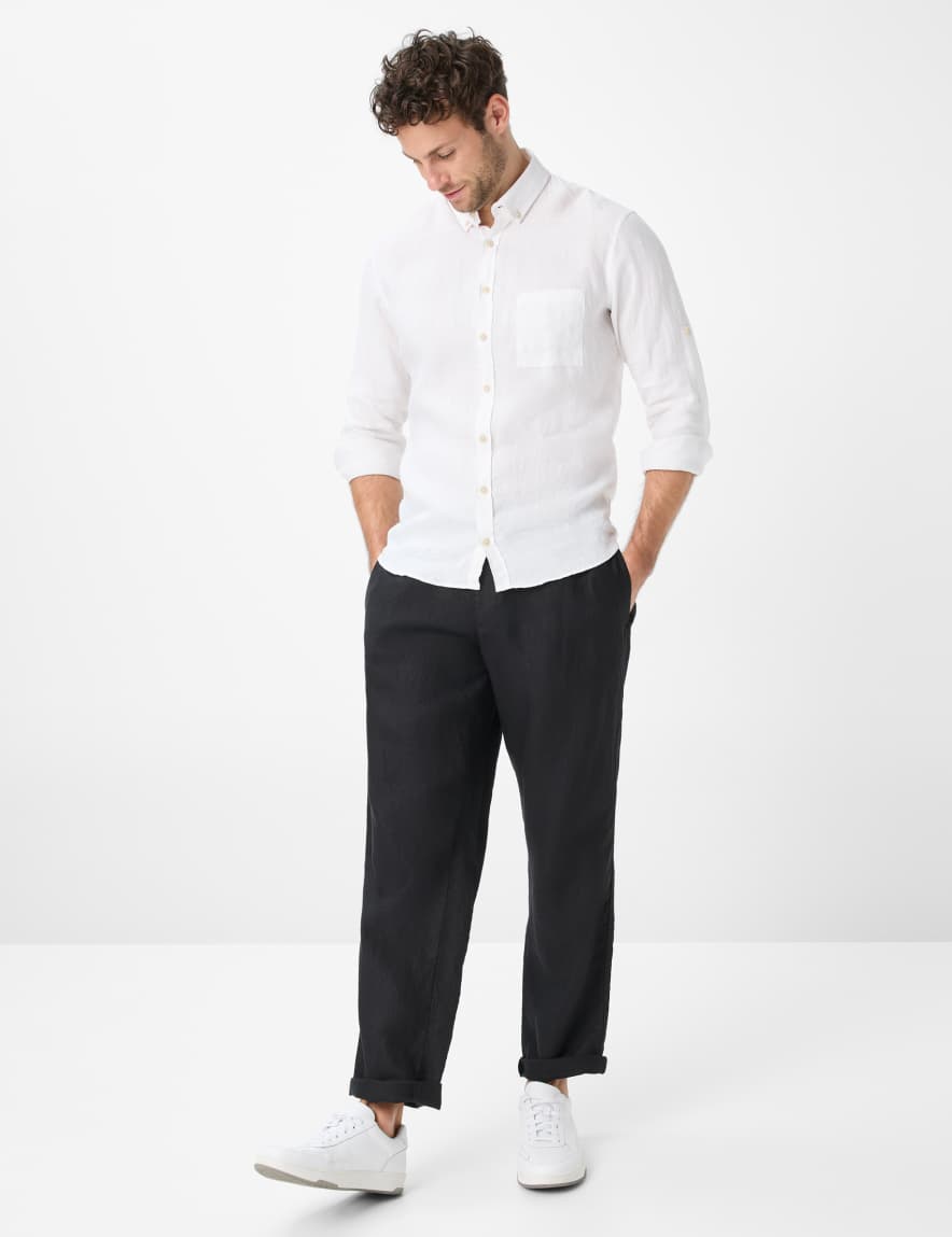 Eurex By Brax Men's Fashion Pants Style ELIAS Black Relaxed Fit