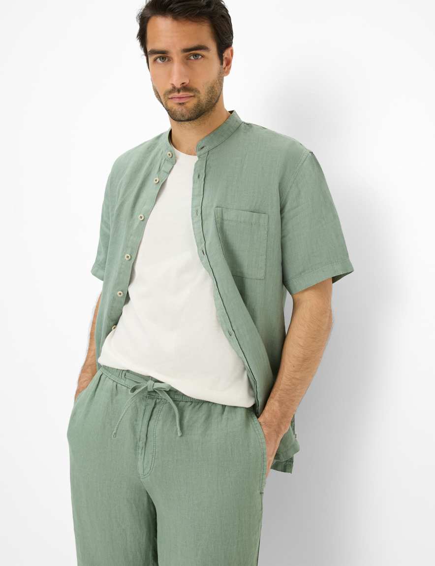 Eurex By Brax Men's Fashion Pants Style ELIAS Green Relaxed Fit