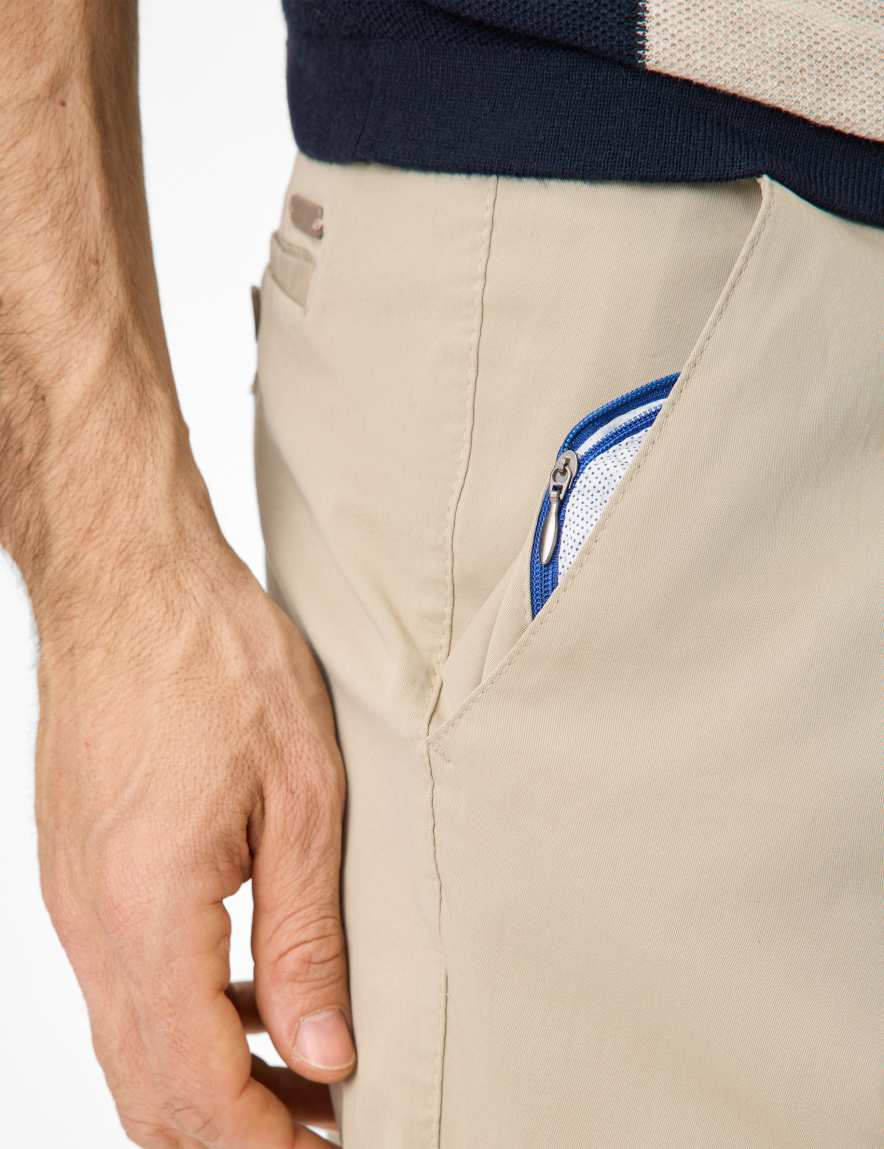 Eurex By Brax Men's Fashion Pants Style LUIS Beige Regular Fit