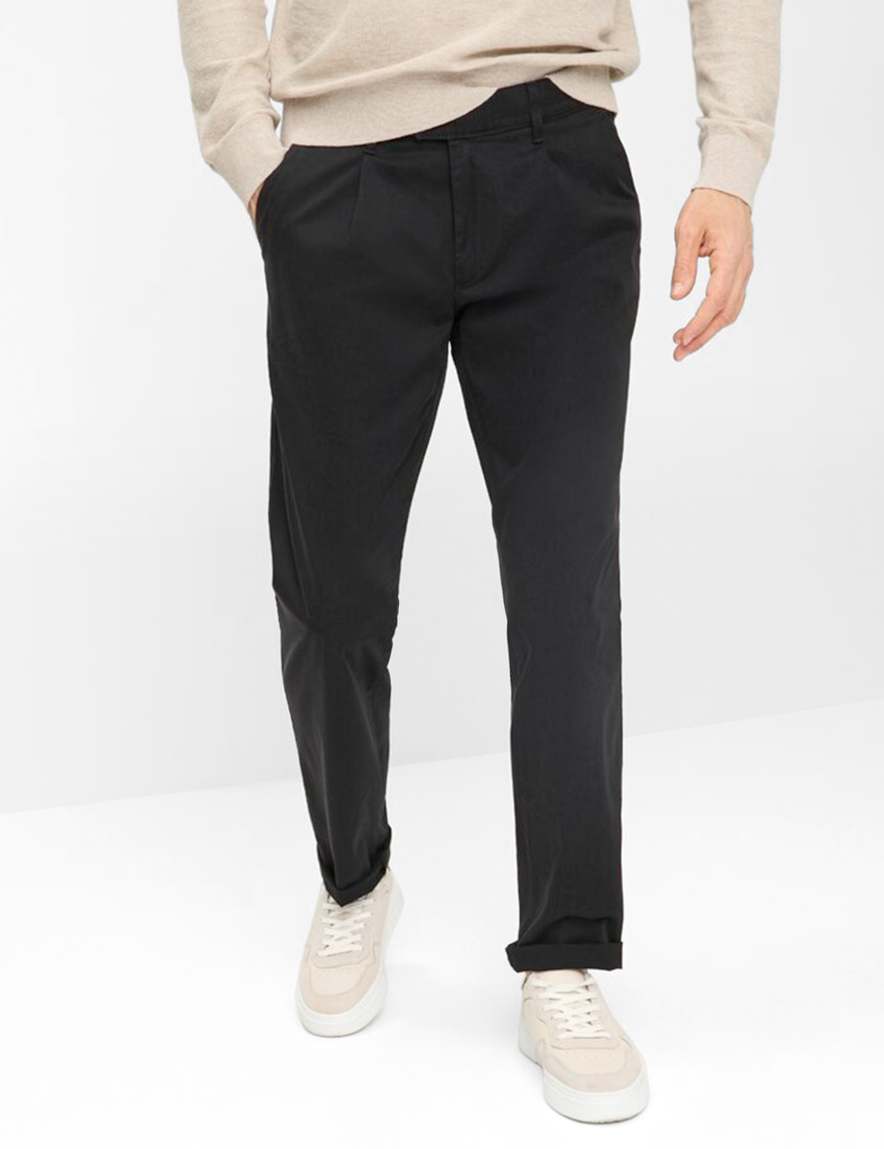 eurex by brax Men's fashion Pants Style LUIS Black Regular Fit