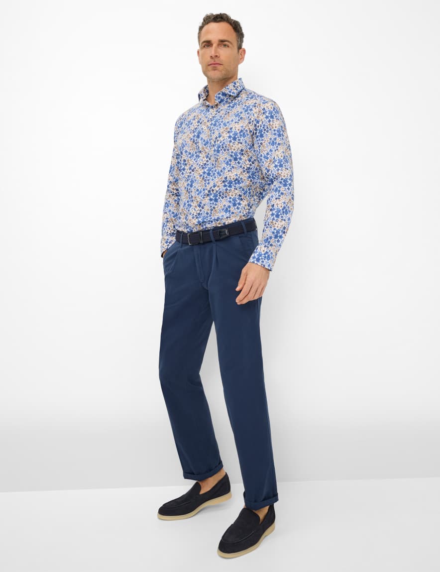 Eurex By Brax Men's Fashion Pants Style LUIS Blue Regular Fit