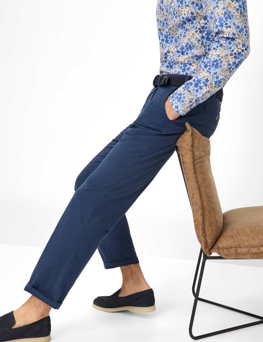 Eurex By Brax Men's Fashion Pants Style LUIS Blue Regular Fit