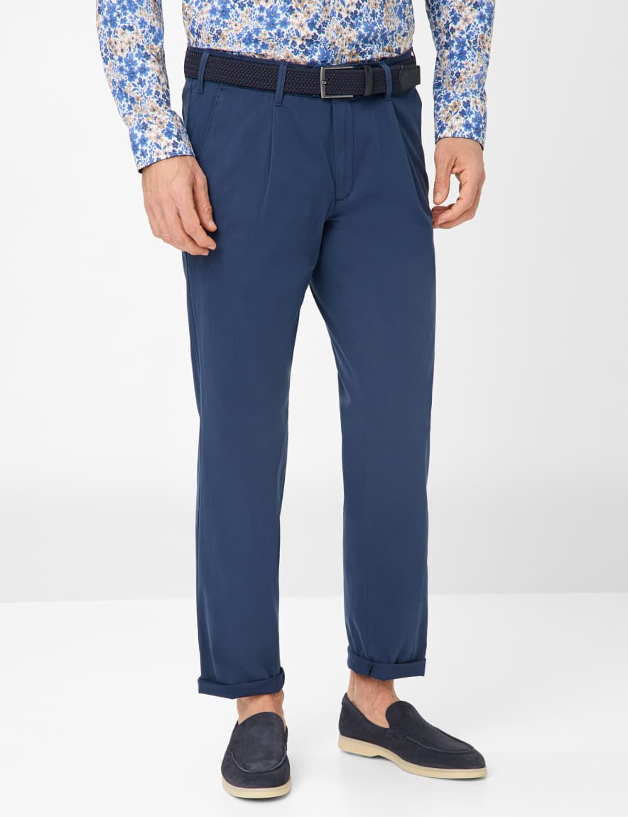 eurex by brax Men's fashion Pants Style LUIS Blue Regular Fit