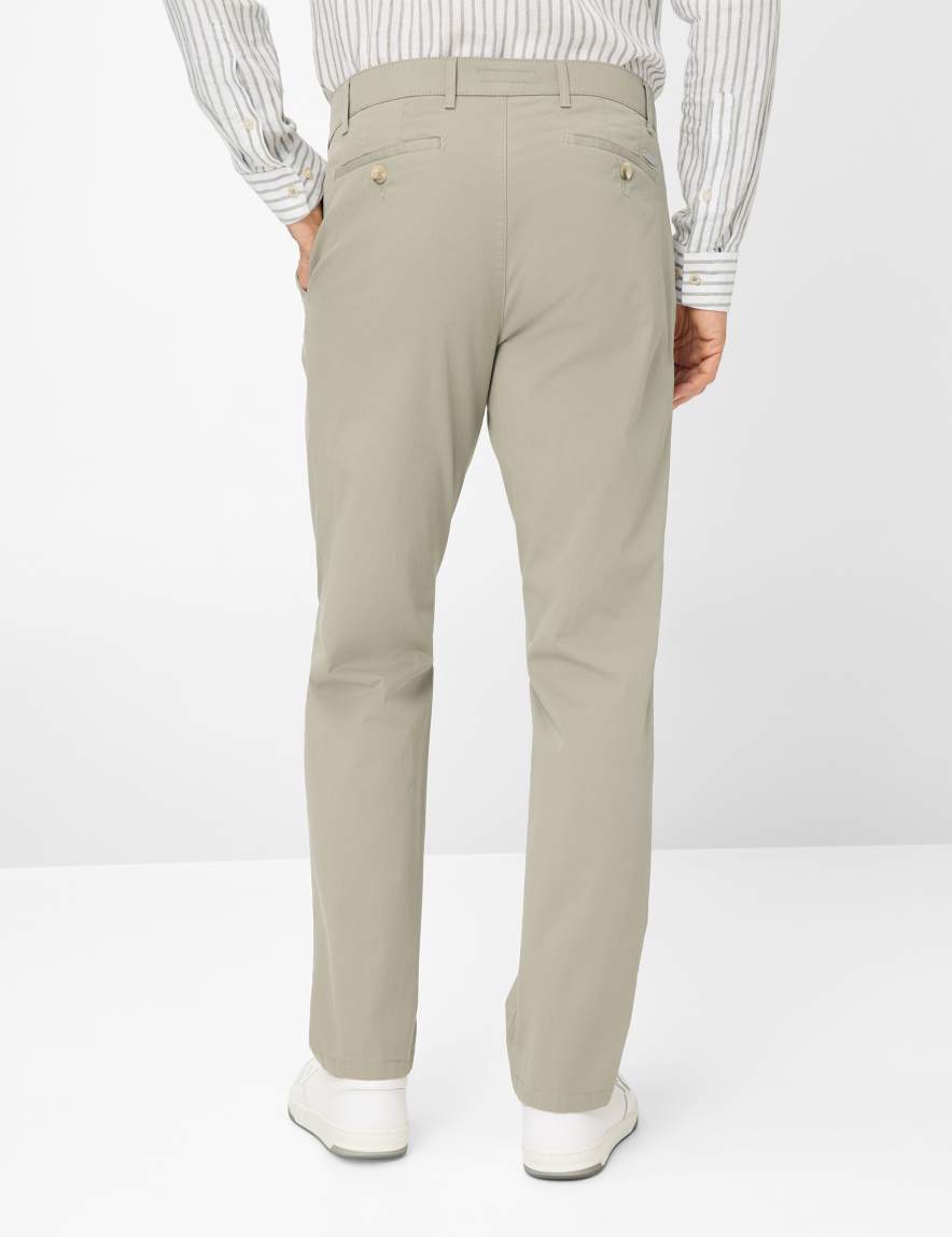 Eurex By Brax Men's Fashion Pants Style LUIS Green - Khaki Regular Fit