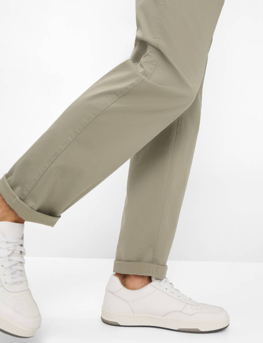Eurex By Brax Men's Fashion Pants Style LUIS Green - Khaki Regular Fit