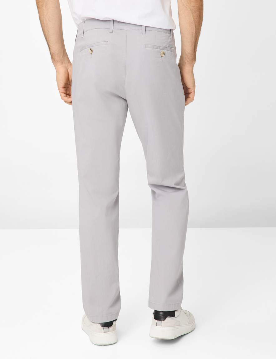 Eurex By Brax Men's Fashion Pants Style LUIS Light Gray Regular Fit