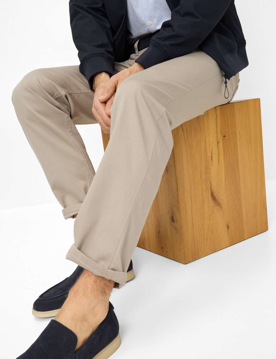 Eurex By Brax Men's Fashion Pants Style LUKE Beige Regular Fit